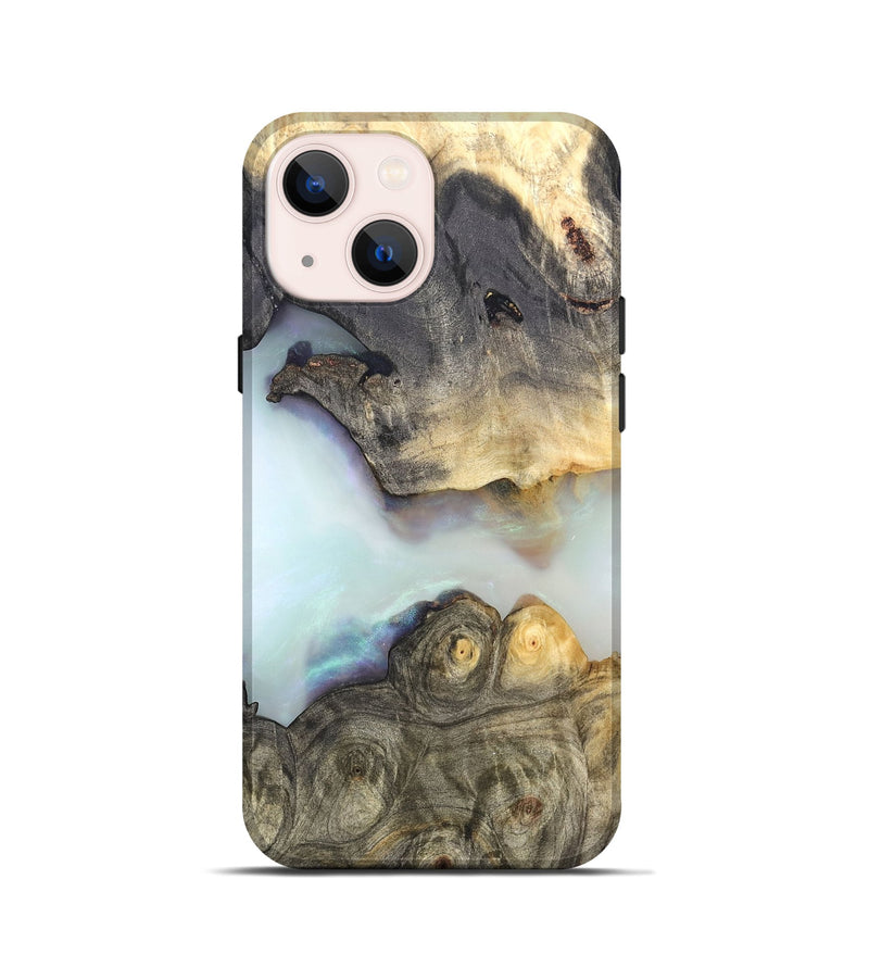 iPhone 13 mini Wood Live Edge Phone Case - Vida (Clear, 821052)