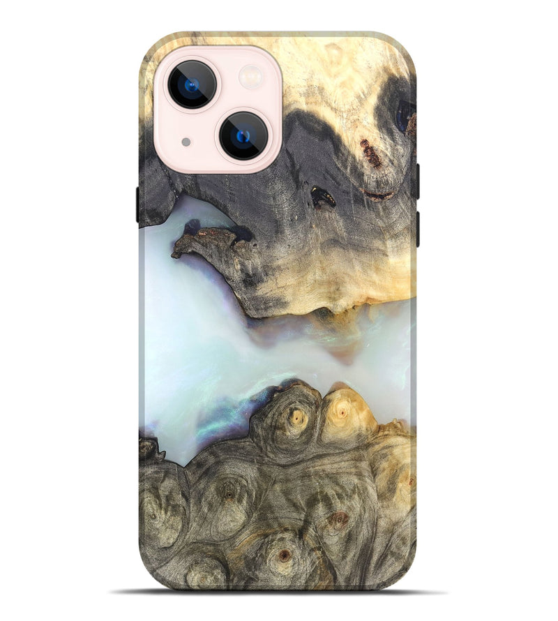 iPhone 14 Plus Wood Live Edge Phone Case - Vida (Clear, 821052)