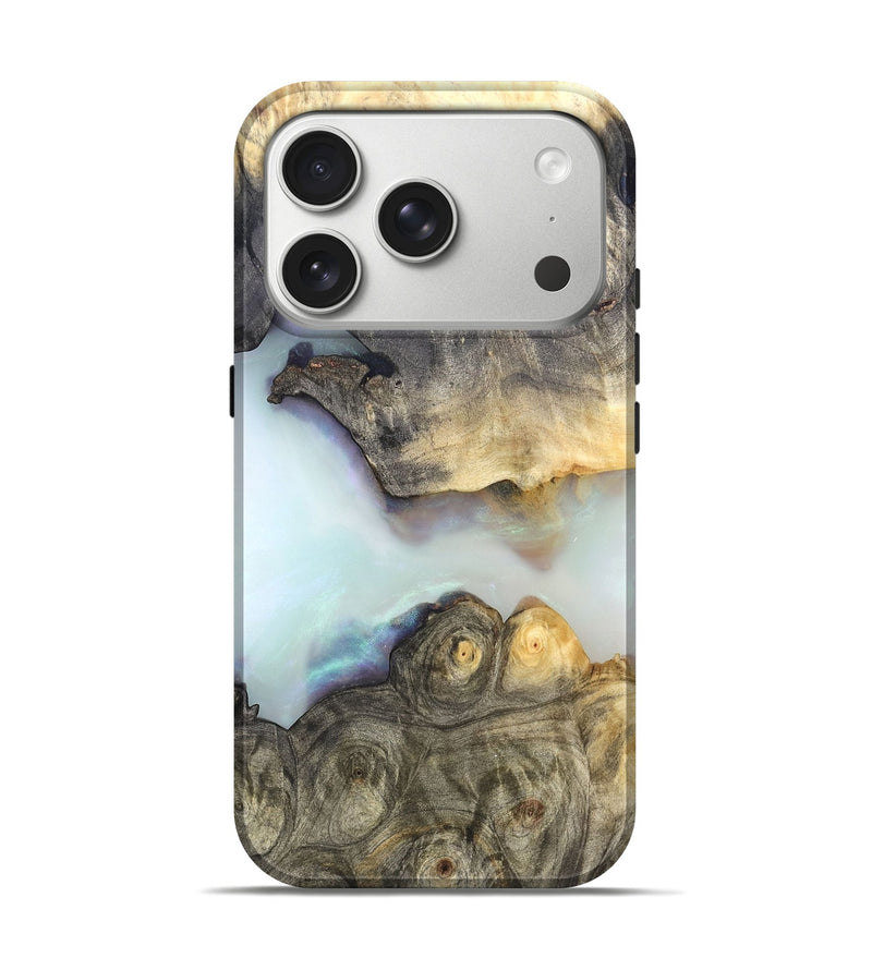 iPhone 17 Pro Wood Live Edge Phone Case - Vida (Clear, 821052)