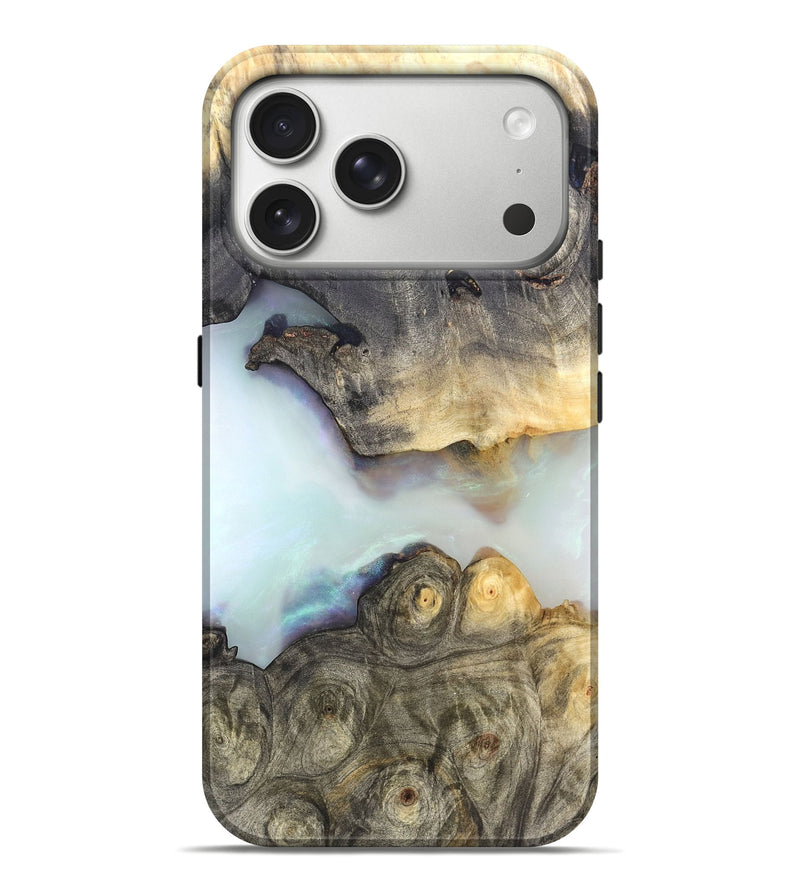 iPhone 17 Pro Max Wood Live Edge Phone Case - Vida (Clear, 821052)