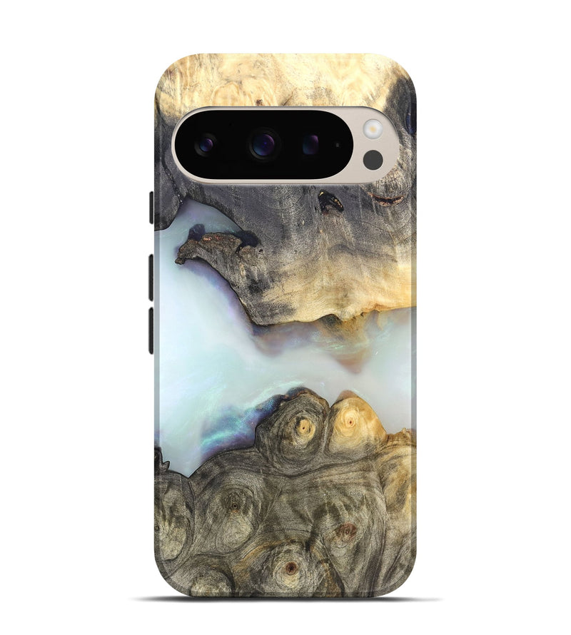 Pixel 9 Pro Wood Live Edge Phone Case - Vida (Clear, 821052)