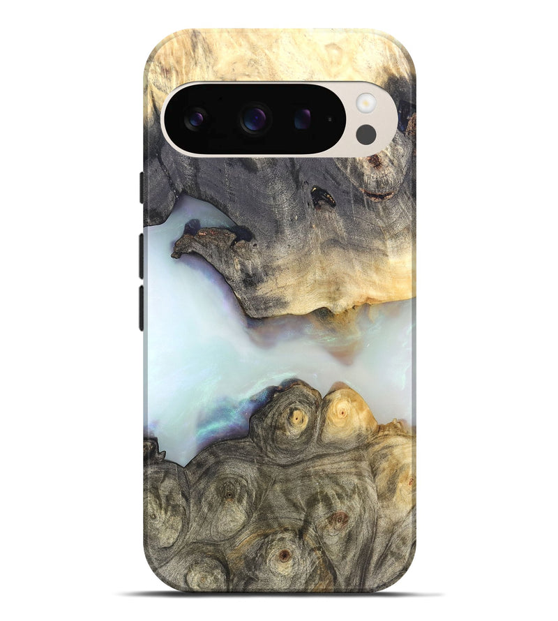 Pixel 9 Pro XL Wood Live Edge Phone Case - Vida (Clear, 821052)