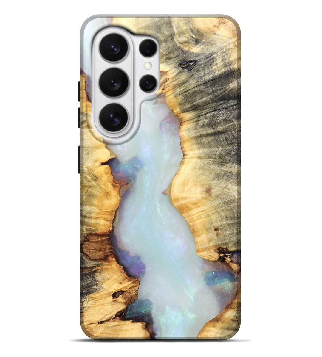 Galaxy S26 Ultra Wood Live Edge Phone Case - Lylah (Clear, 821054)