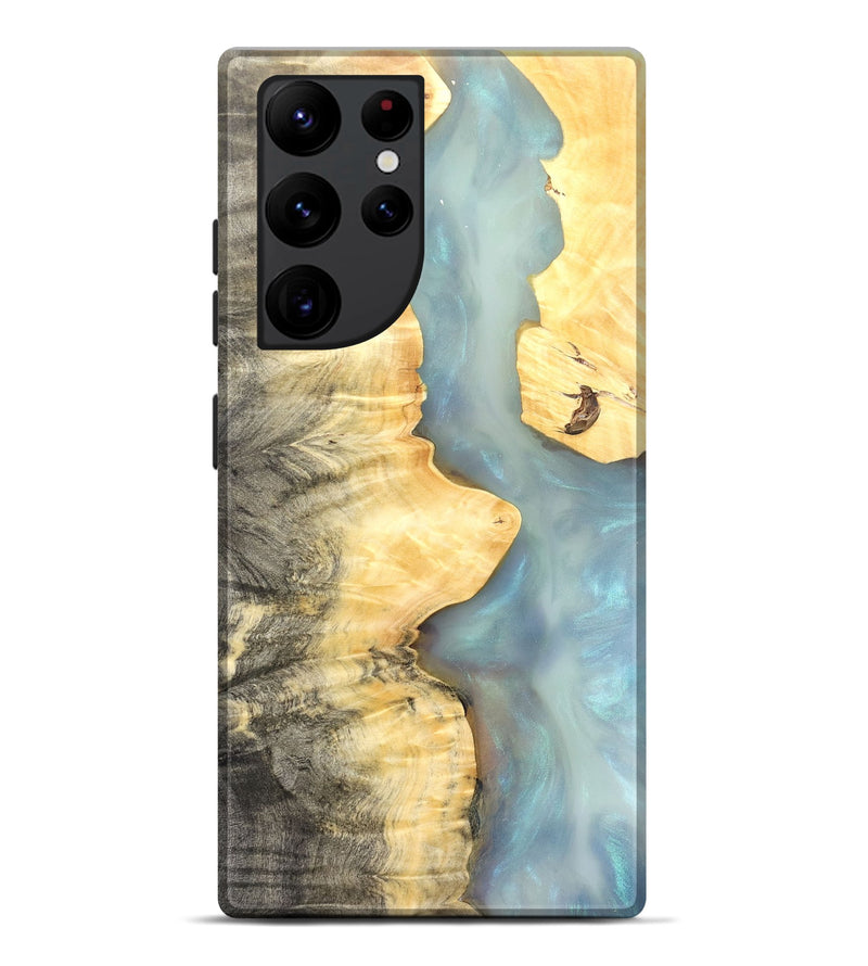 Galaxy S22 Ultra Wood Live Edge Phone Case - Lucca (Clear, 821056)