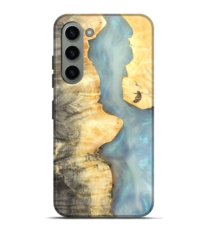 Galaxy S23 Plus Wood Live Edge Phone Case - Lucca (Clear, 821056)