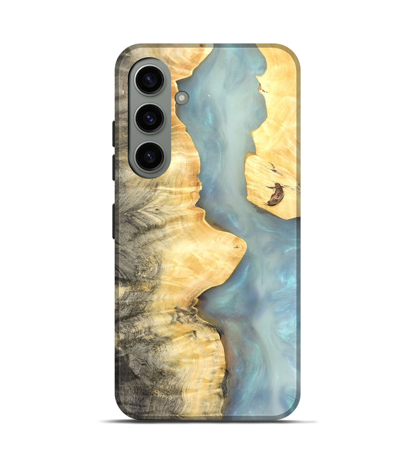 Galaxy S24 Wood Live Edge Phone Case - Lucca (Clear, 821056)