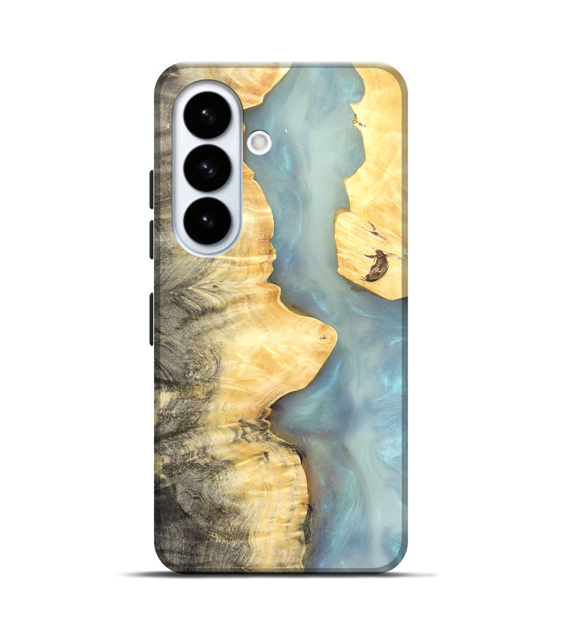Galaxy S26 Wood Live Edge Phone Case - Lucca (Clear, 821056)