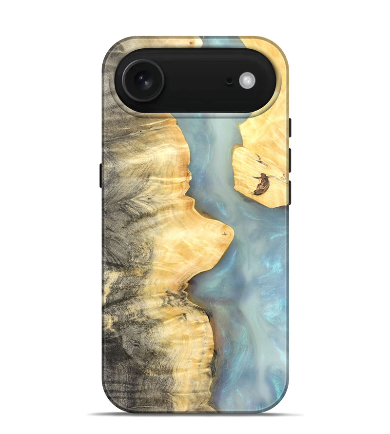 iPhone 17 Air Wood Live Edge Phone Case - Lucca (Clear, 821056)