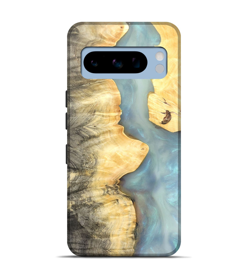 Pixel 8 Pro Wood Live Edge Phone Case - Lucca (Clear, 821056)