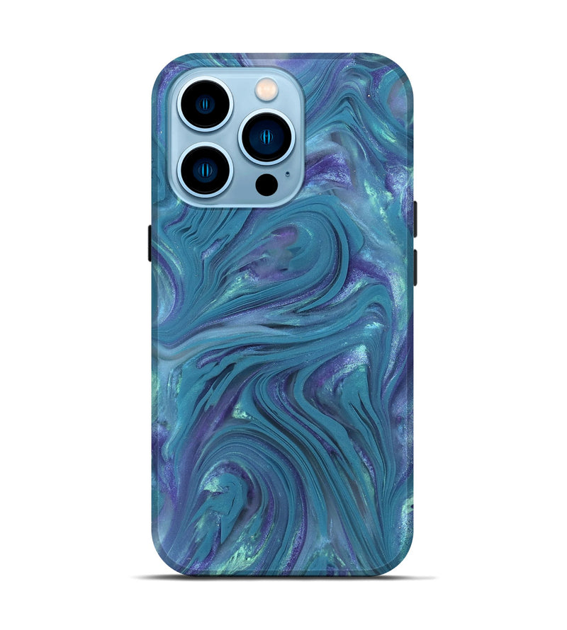 iPhone 14 Pro ResinArt Live Edge Phone Case - Kylo (Purple, 821057)