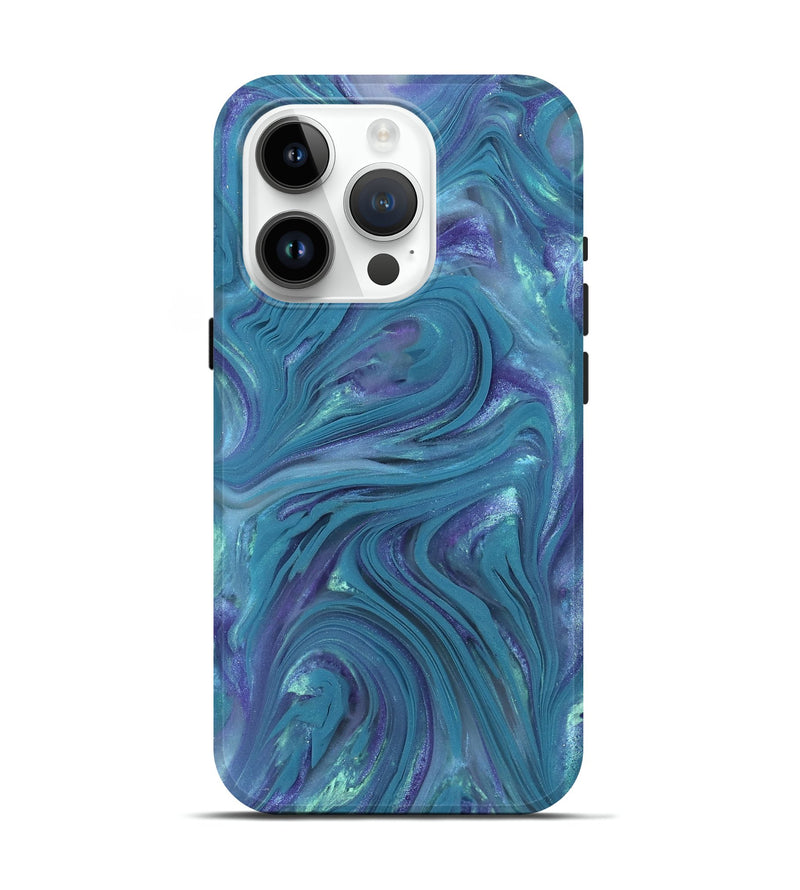 iPhone 15 Pro ResinArt Live Edge Phone Case - Kylo (Purple, 821057)
