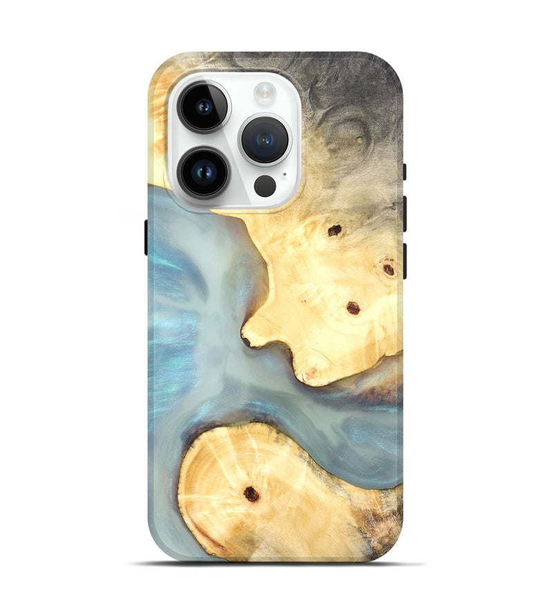 iPhone 15 Pro Wood Live Edge Phone Case - Renada (Coastal, 821058)