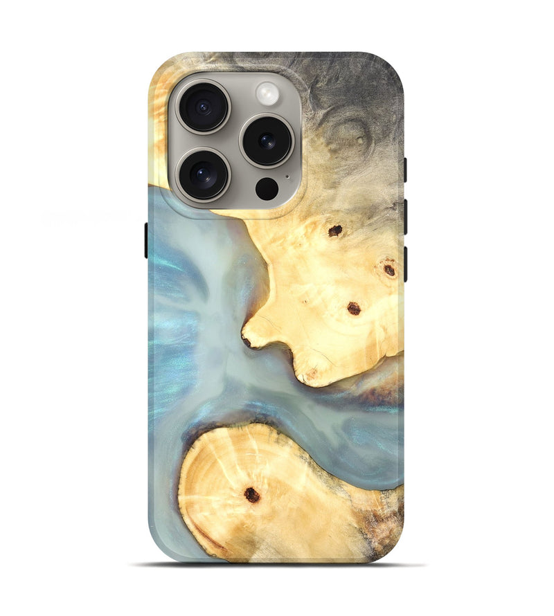 iPhone 16 Pro Wood Live Edge Phone Case - Renada (Coastal, 821058)