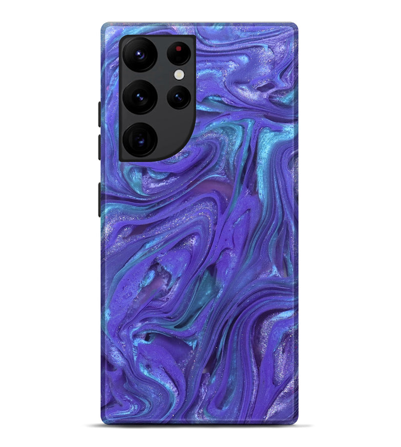 Galaxy S22 Ultra ResinArt Live Edge Phone Case - Janet (Purple, 821060)