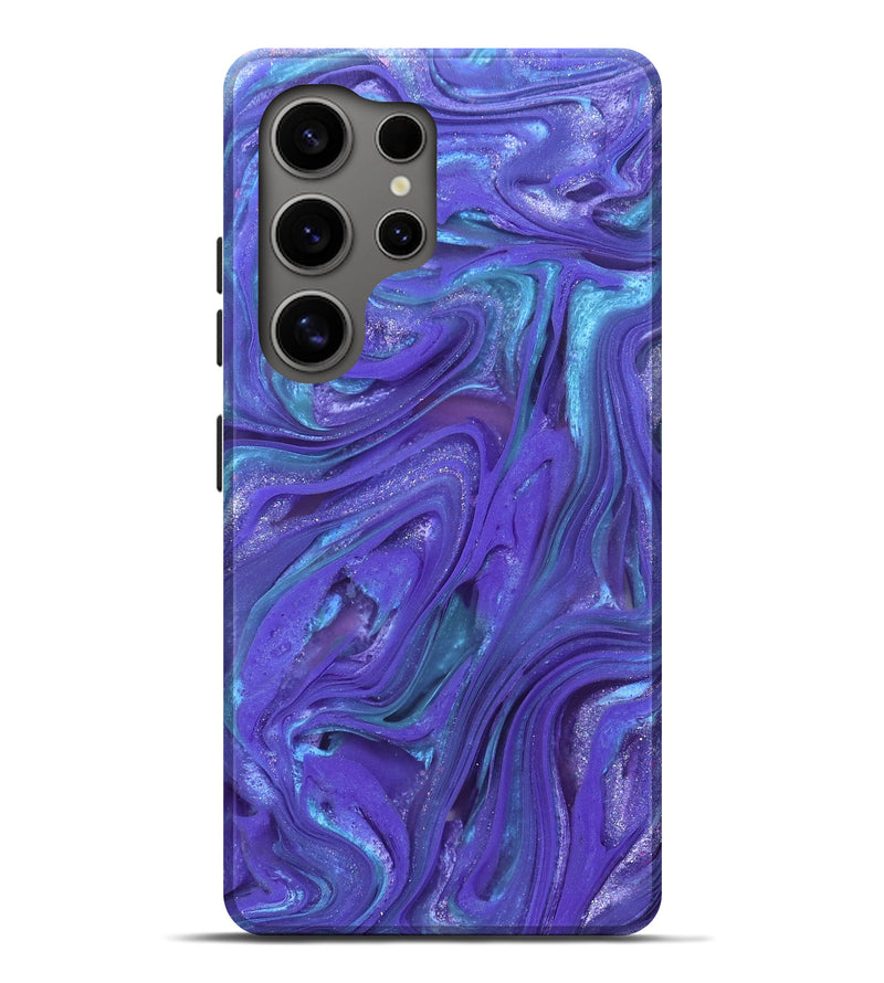 Galaxy S25 Ultra ResinArt Live Edge Phone Case - Janet (Purple, 821060)