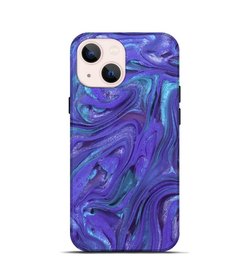 iPhone 13 mini ResinArt Live Edge Phone Case - Janet (Purple, 821060)
