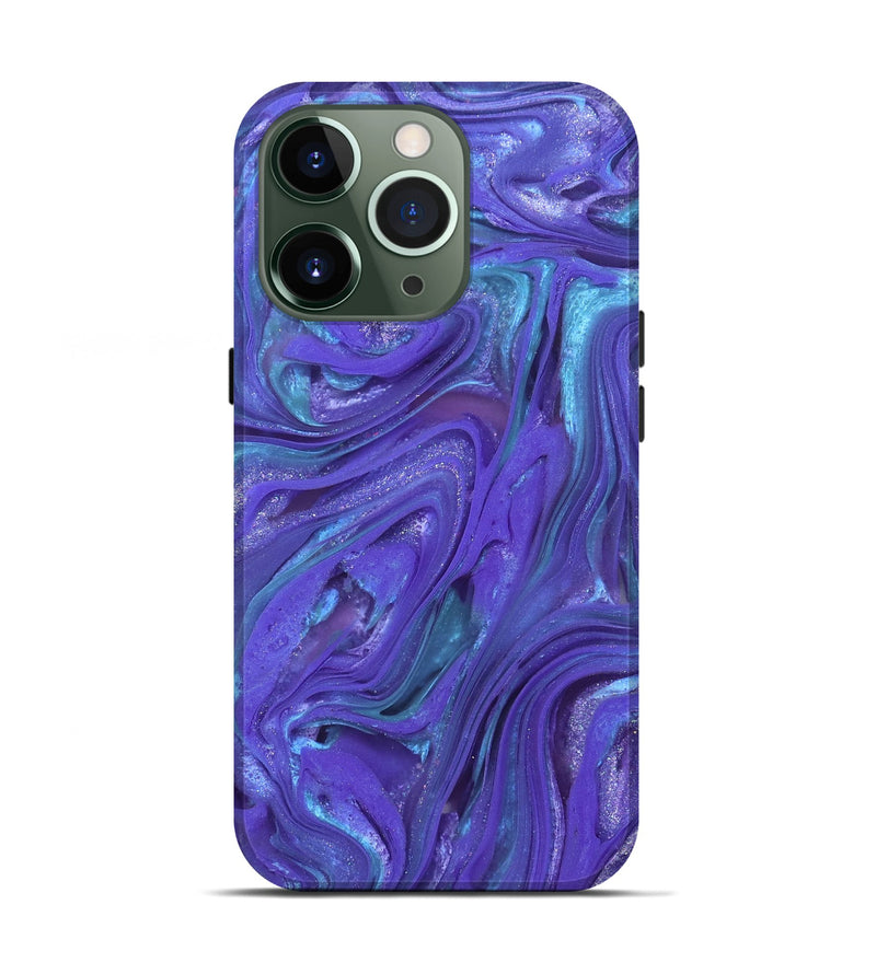 iPhone 13 Pro ResinArt Live Edge Phone Case - Janet (Purple, 821060)