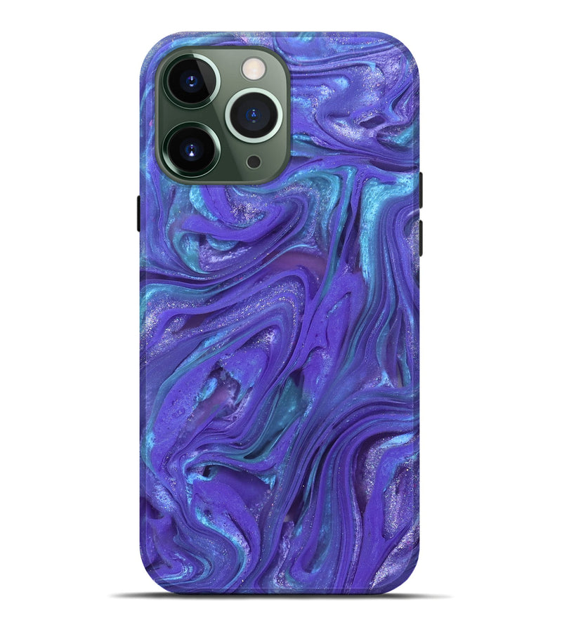 iPhone 13 Pro Max ResinArt Live Edge Phone Case - Janet (Purple, 821060)