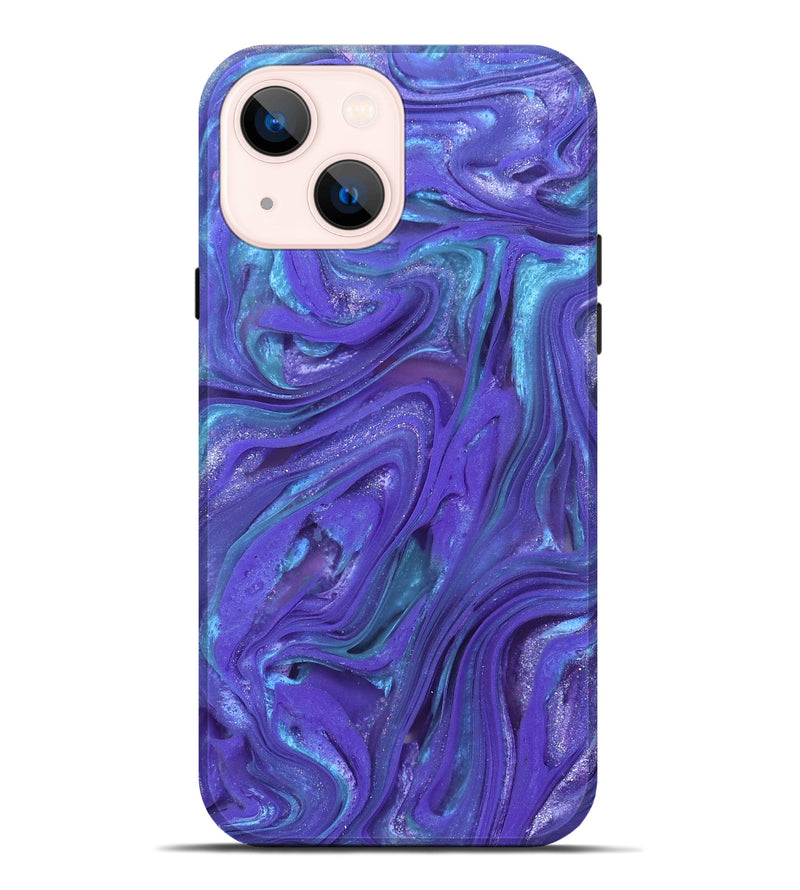iPhone 14 Plus ResinArt Live Edge Phone Case - Janet (Purple, 821060)