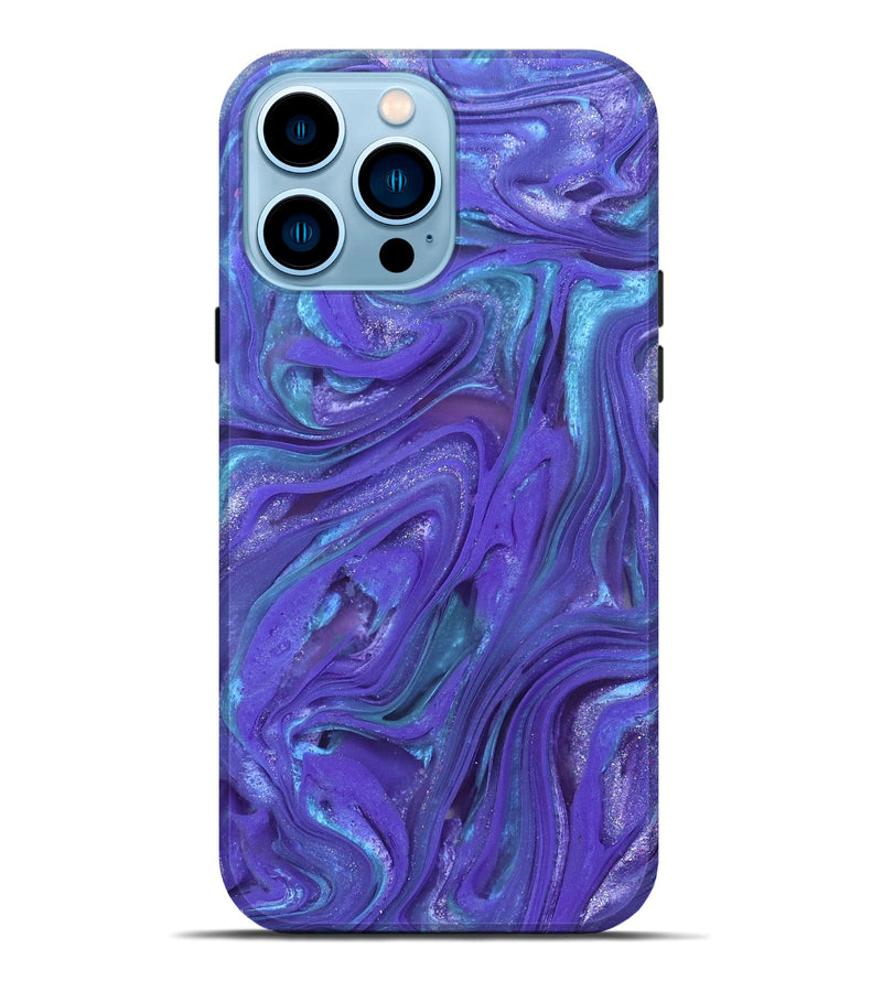 iPhone 14 Pro Max ResinArt Live Edge Phone Case - Janet (Purple, 821060)
