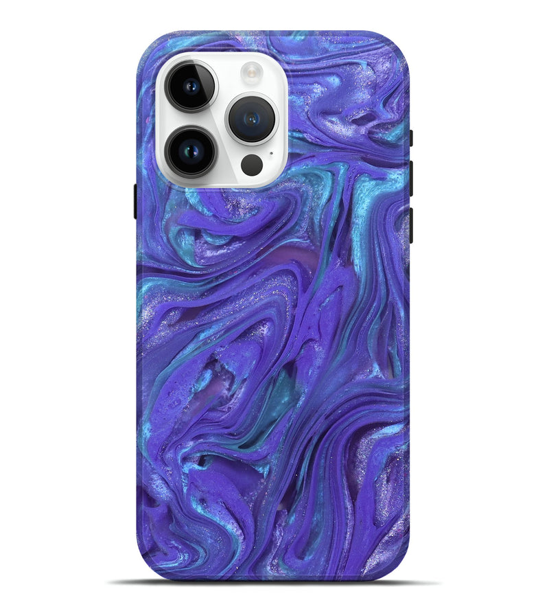 iPhone 15 Pro Max ResinArt Live Edge Phone Case - Janet (Purple, 821060)