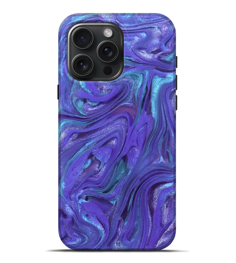 iPhone 16 Pro Max ResinArt Live Edge Phone Case - Janet (Purple, 821060)