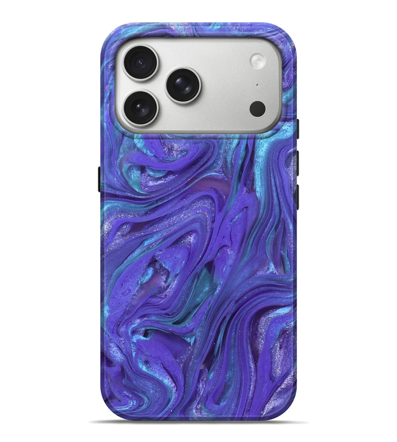 iPhone 17 Pro Max ResinArt Live Edge Phone Case - Janet (Purple, 821060)