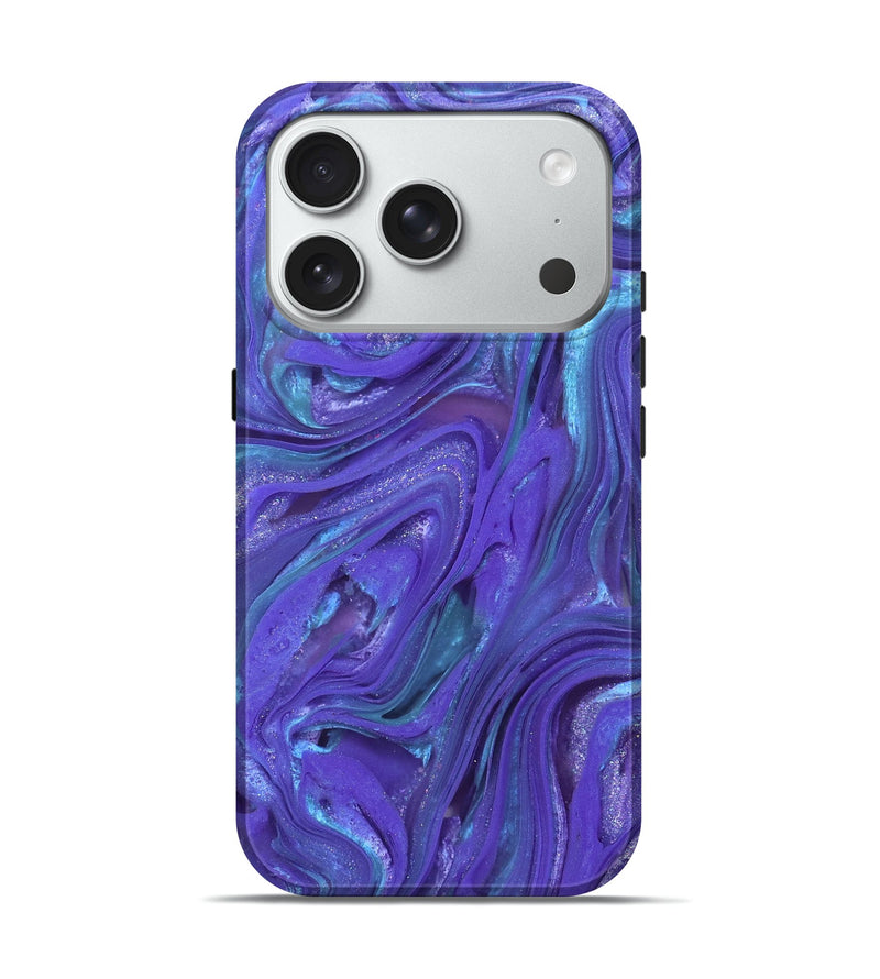 iPhone 18 Pro ResinArt Live Edge Phone Case - Janet (Purple, 821060)