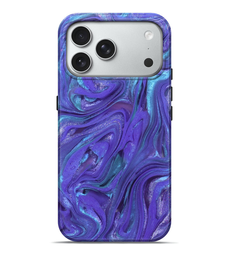 iPhone 18 Pro Max ResinArt Live Edge Phone Case - Janet (Purple, 821060)