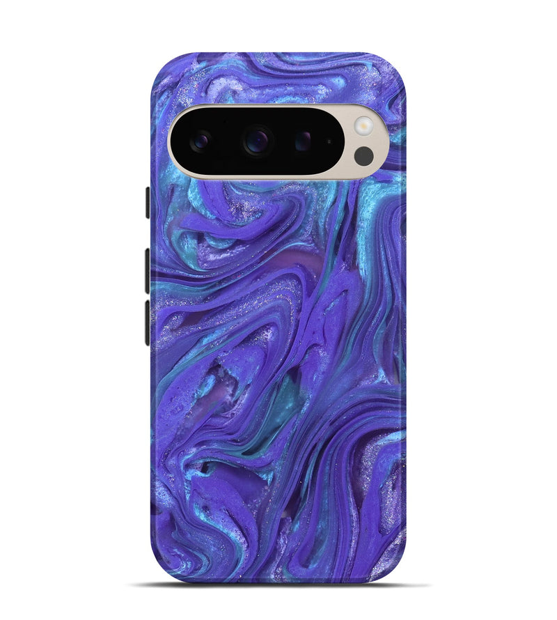 Pixel 9 ResinArt Live Edge Phone Case - Janet (Purple, 821060)