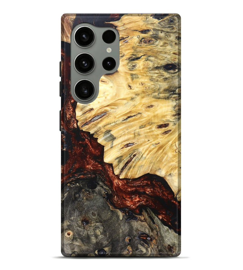Galaxy S24 Ultra Wood Live Edge Phone Case - Lorelei (Red, 821063)