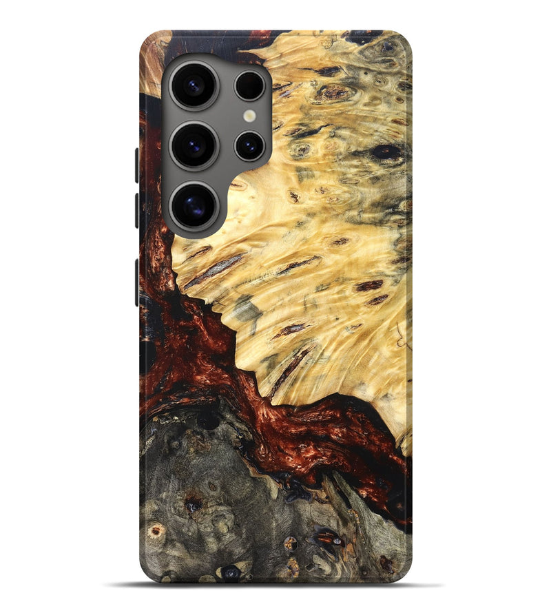 Galaxy S25 Ultra Wood Live Edge Phone Case - Lorelei (Red, 821063)