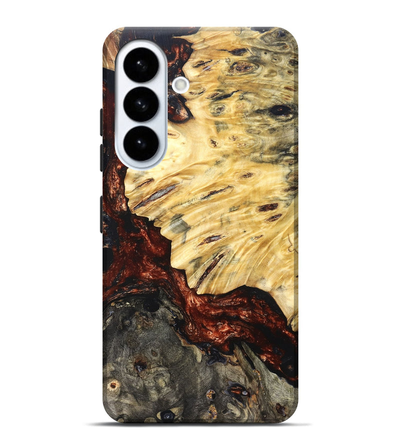 Galaxy S26 Plus Wood Live Edge Phone Case - Lorelei (Red, 821063)