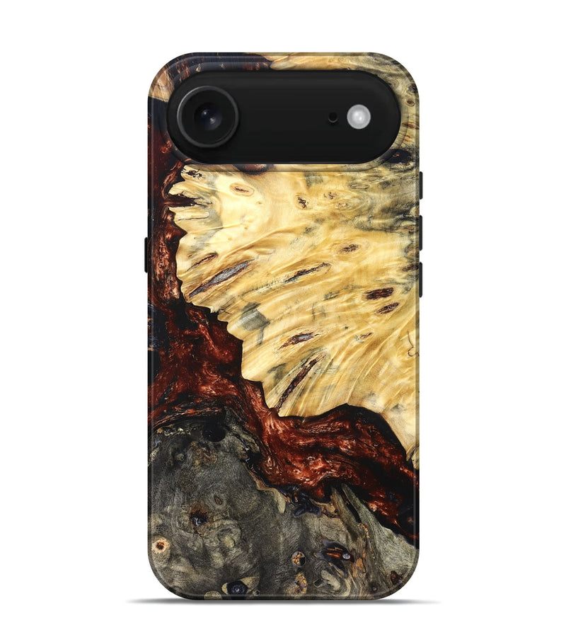 iPhone 17 Air Wood Live Edge Phone Case - Lorelei (Red, 821063)