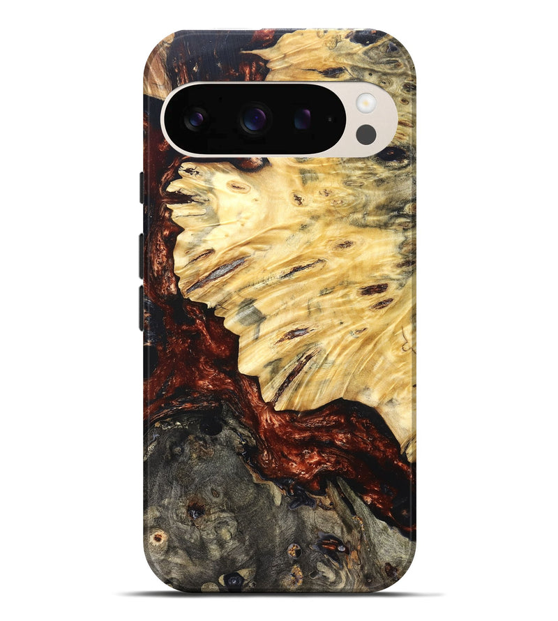Pixel 10 Pro XL Wood Live Edge Phone Case - Lorelei (Red, 821063)