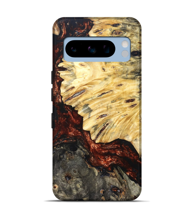 Pixel 8 Pro Wood Live Edge Phone Case - Lorelei (Red, 821063)