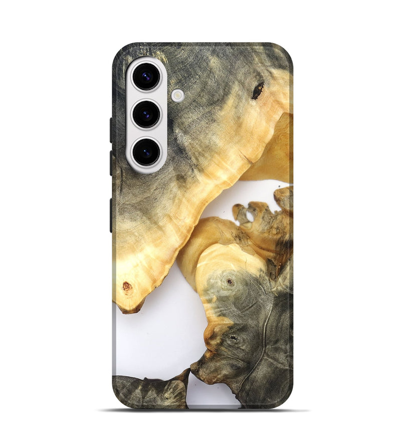 Galaxy S25 Wood Live Edge Phone Case - Harding (Clear, 821065)