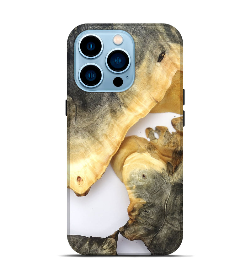 iPhone 14 Pro Wood Live Edge Phone Case - Harding (Clear, 821065)