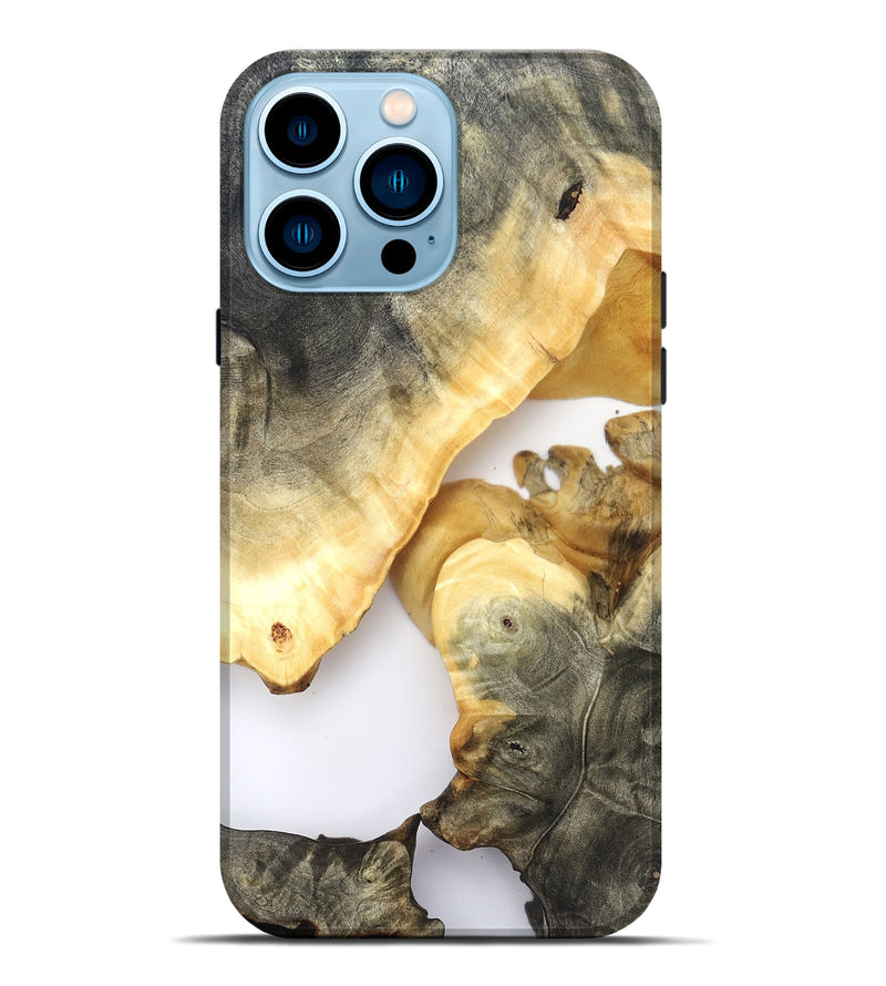 iPhone 14 Pro Max Wood Live Edge Phone Case - Harding (Clear, 821065)