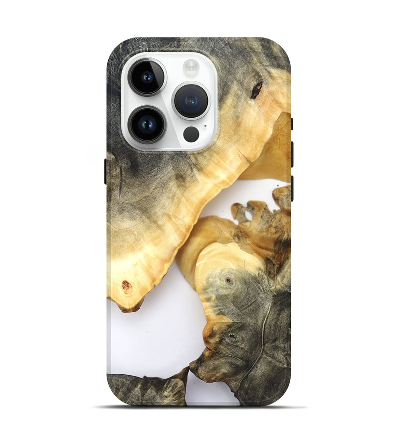 iPhone 15 Pro Wood Live Edge Phone Case - Harding (Clear, 821065)
