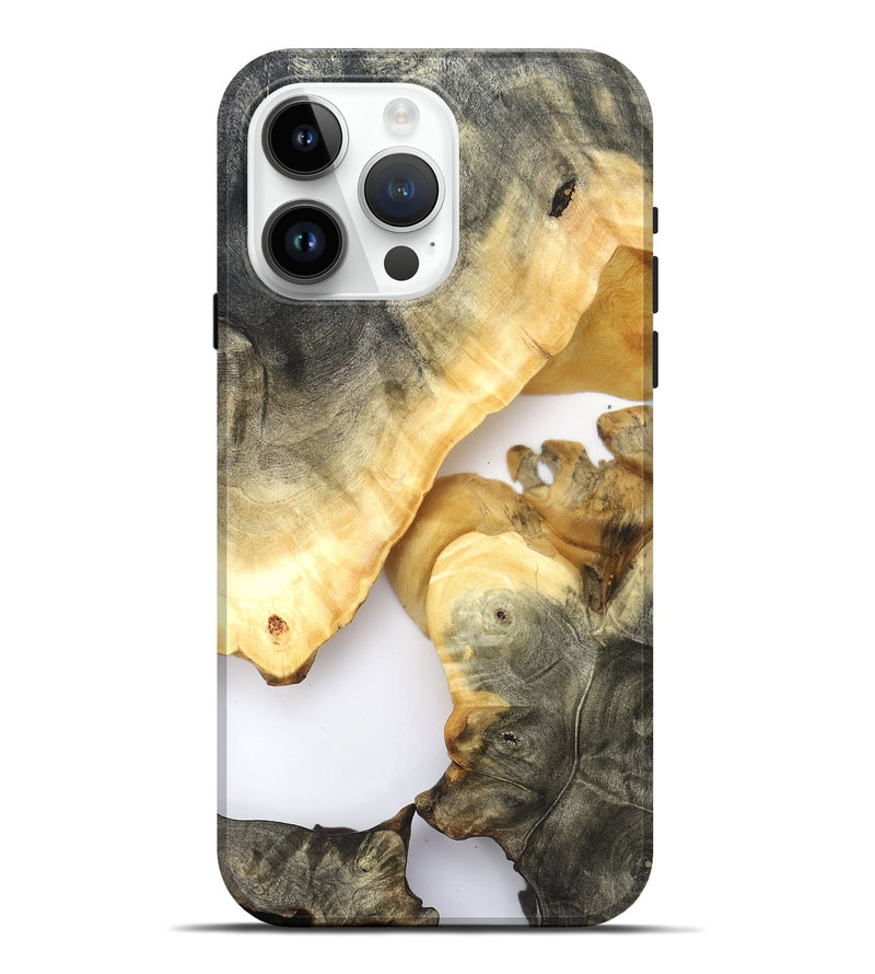 iPhone 15 Pro Max Wood Live Edge Phone Case - Harding (Clear, 821065)