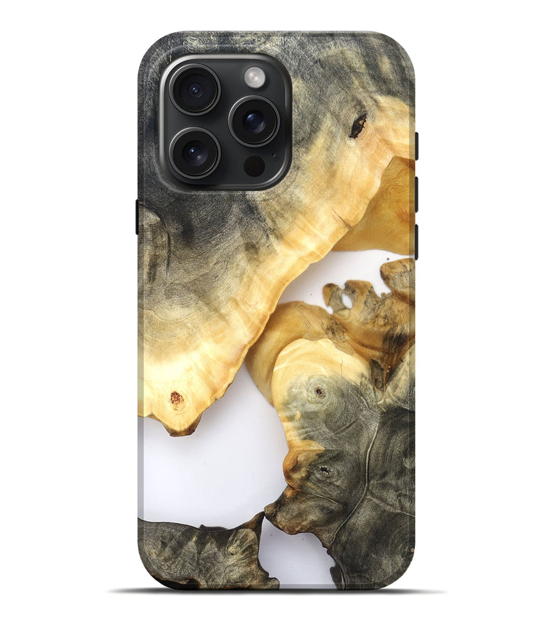 iPhone 16 Pro Max Wood Live Edge Phone Case - Harding (Clear, 821065)
