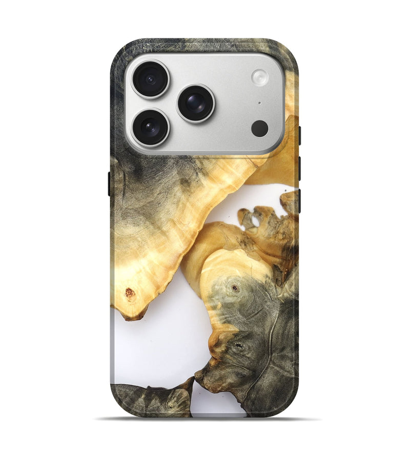 iPhone 17 Pro Wood Live Edge Phone Case - Harding (Clear, 821065)