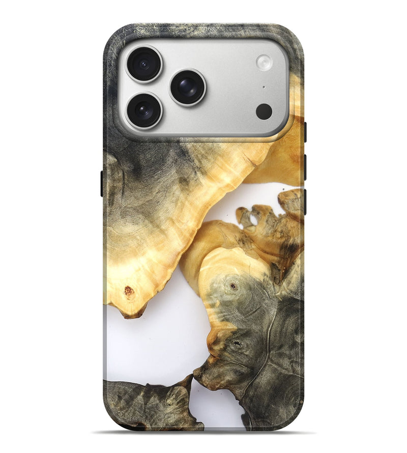 iPhone 17 Pro Max Wood Live Edge Phone Case - Harding (Clear, 821065)