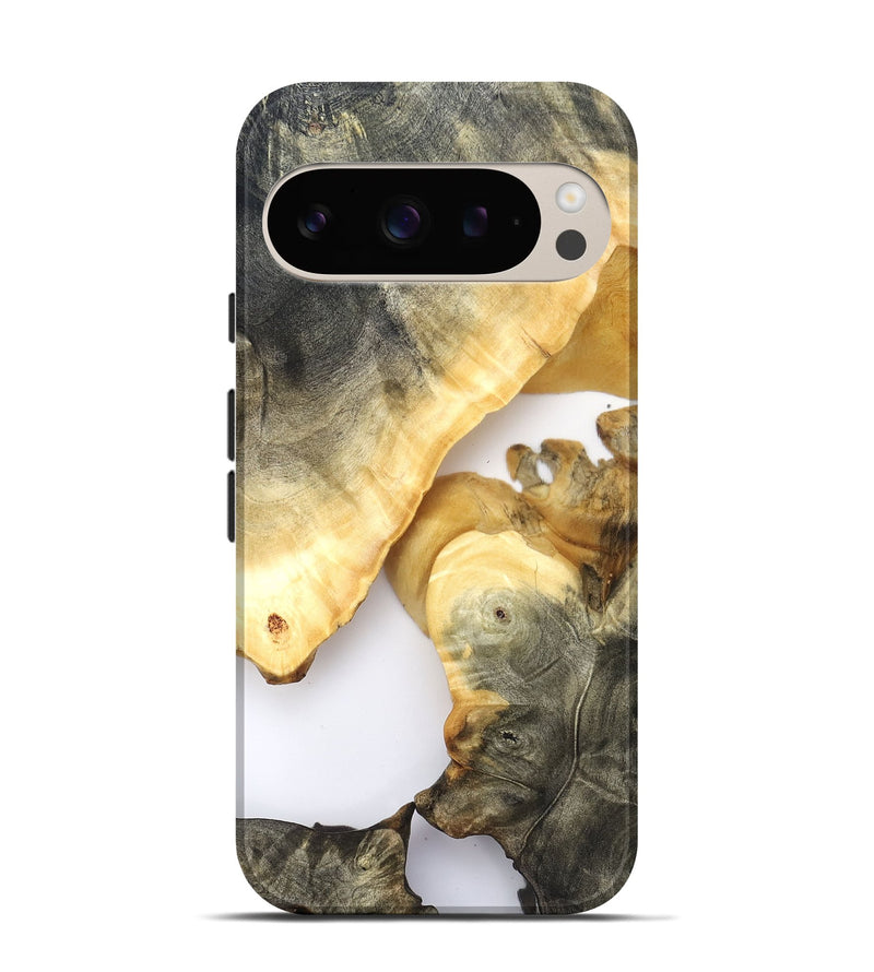 Pixel 9 Wood Live Edge Phone Case - Harding (Clear, 821065)