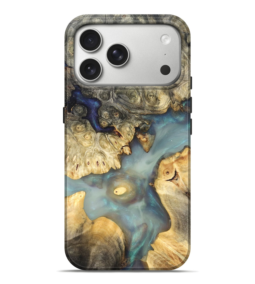 iPhone 17 Pro Max Wood Live Edge Phone Case - Cristal (Clear, 821066)