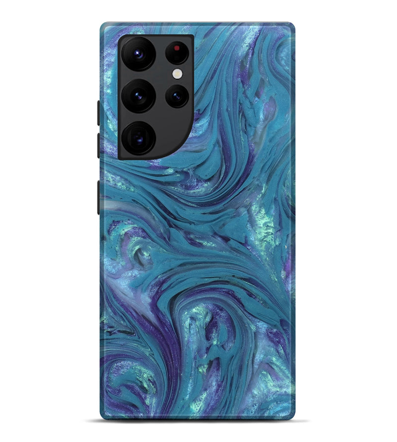 Galaxy S22 Ultra ResinArt Live Edge Phone Case - Debra (Purple, 821067)