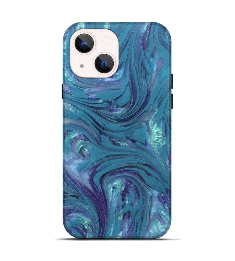 iPhone 14 ResinArt Live Edge Phone Case - Debra (Purple, 821067)