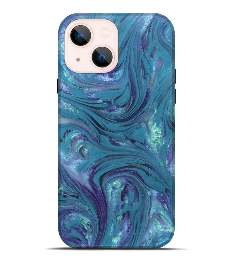iPhone 14 Plus ResinArt Live Edge Phone Case - Debra (Purple, 821067)