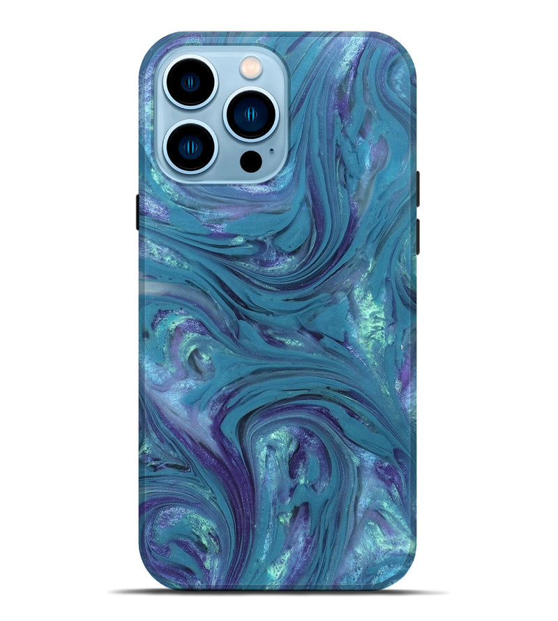 iPhone 14 Pro Max ResinArt Live Edge Phone Case - Debra (Purple, 821067)